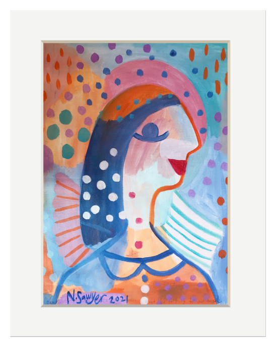 Geometry of Now - A4 Fine Art Print by Nadine Sawyer