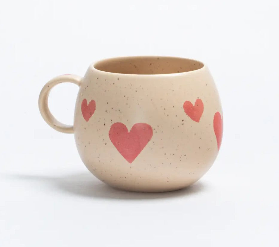 Cosy Hearts Ball Mug 500mL - Limited Edition