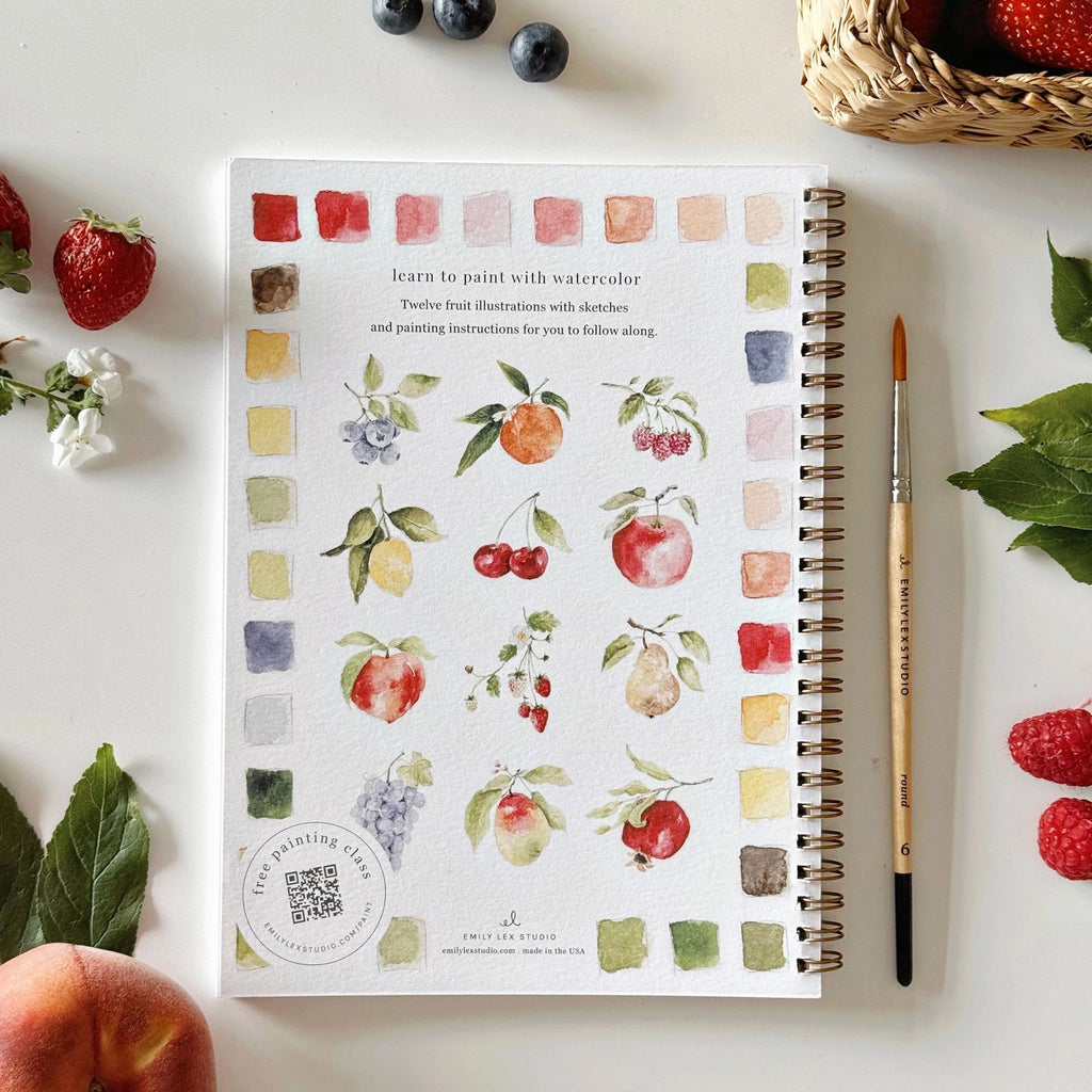 Watercolour Workbook - Fruit