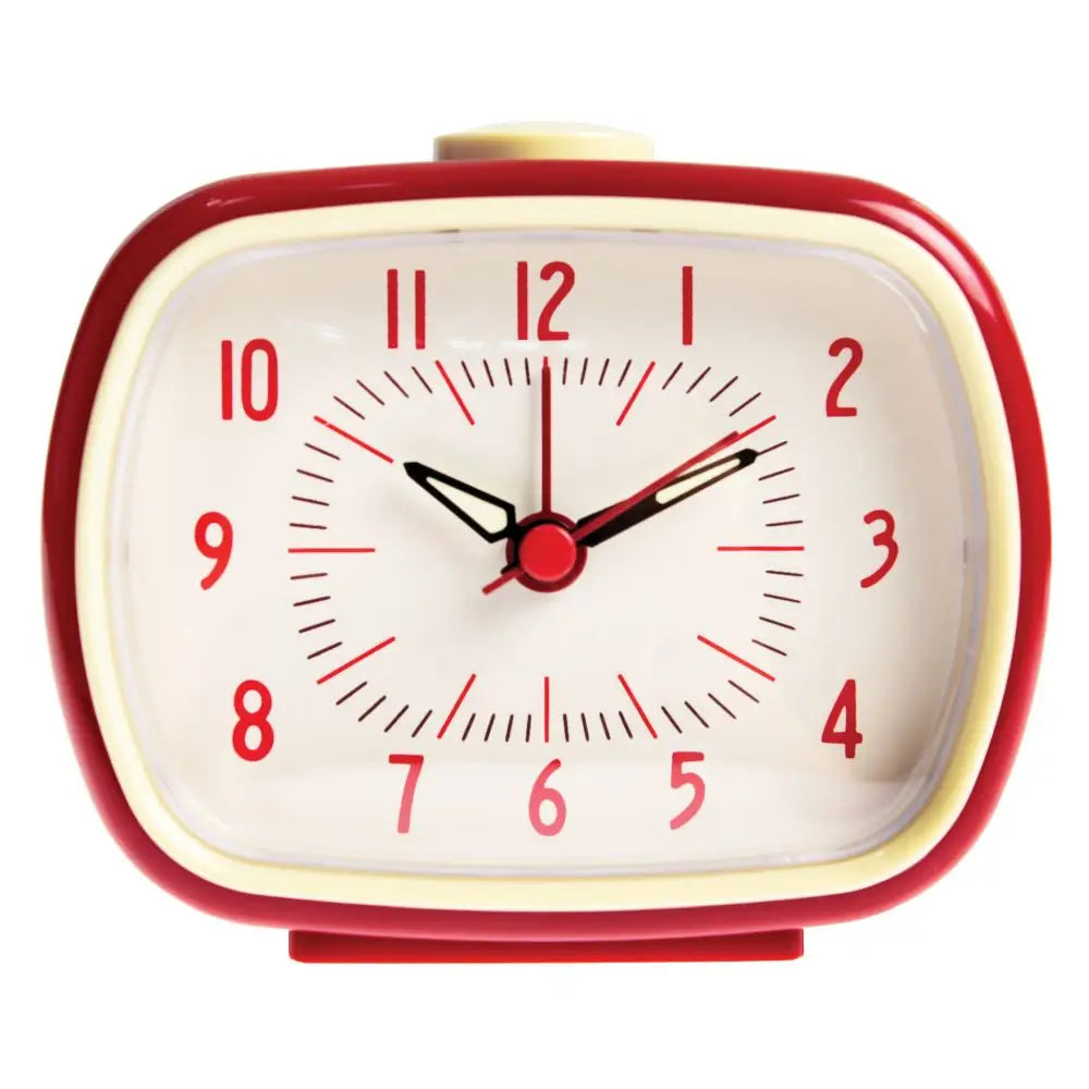 Rex London Retro Alarm Clock - Red