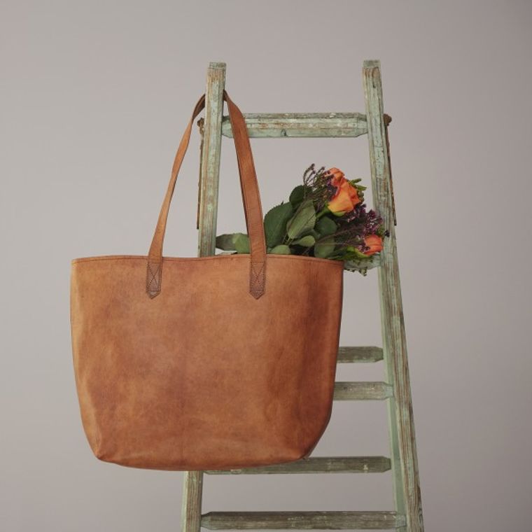 Handmade Leather Tote Bag