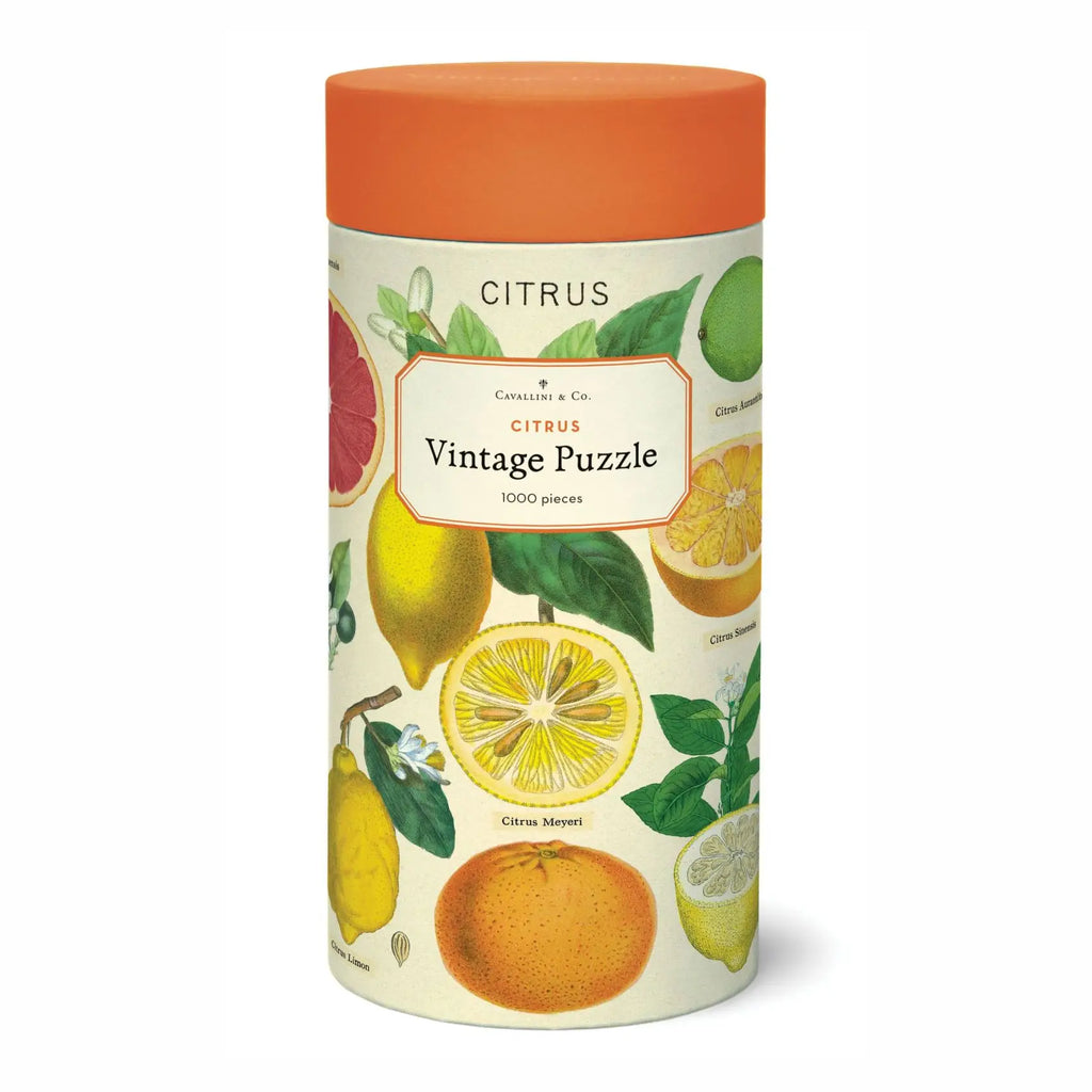 Cavallini Vintage Citrus Art Puzzle - 1000 pc