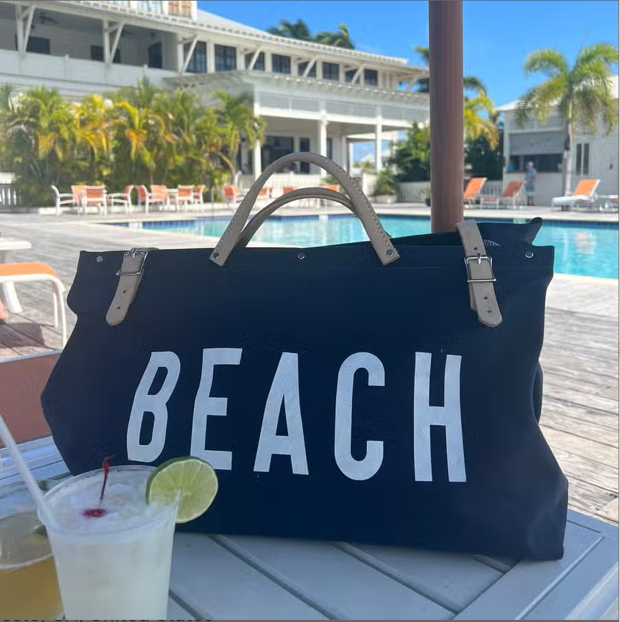 Beach Canvas Utility Bag