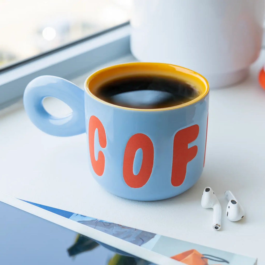 Light Blue COFFEE Mug