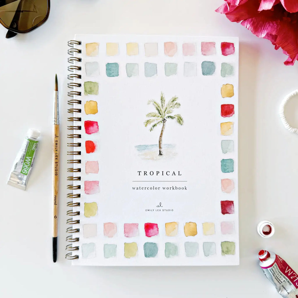 Watercolour Workbook - Tropical