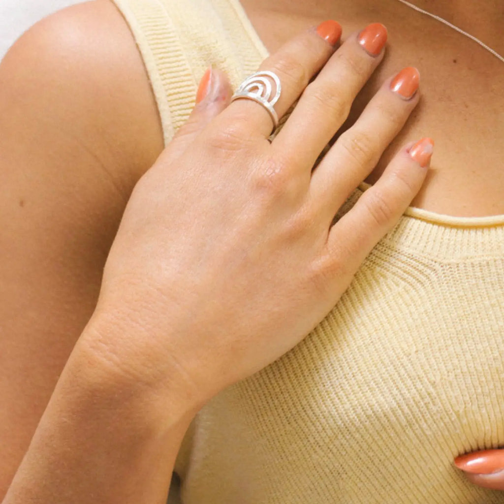 Rainbow Ring // Silver