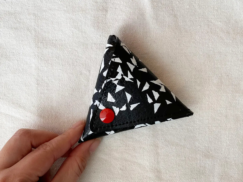 Handmade Eco-friendly Triangle Coin Pouch