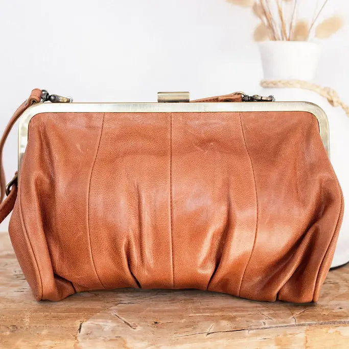 Etta Crossbody - Chestnut Antique