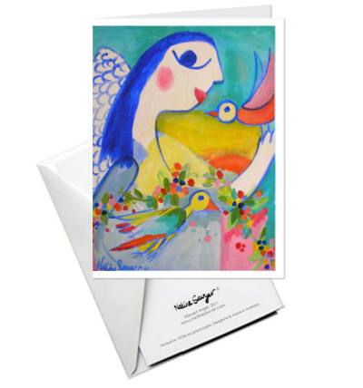 Magical Journey Greeting Card by Nadine Sawyer