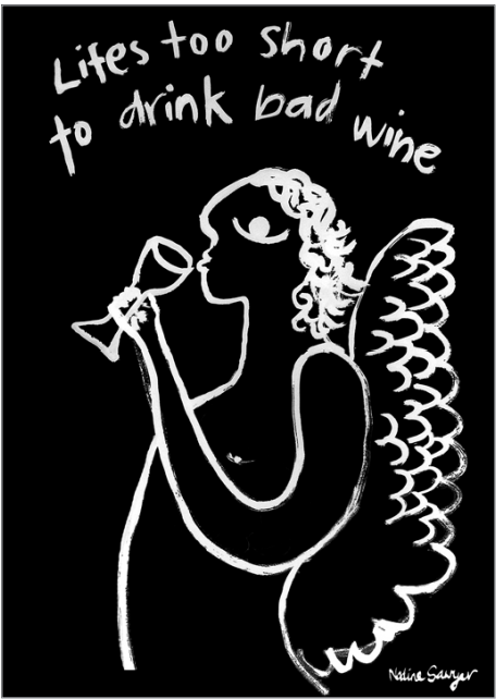 Tea Towel - Life's Too Short to Drink Bad Wine