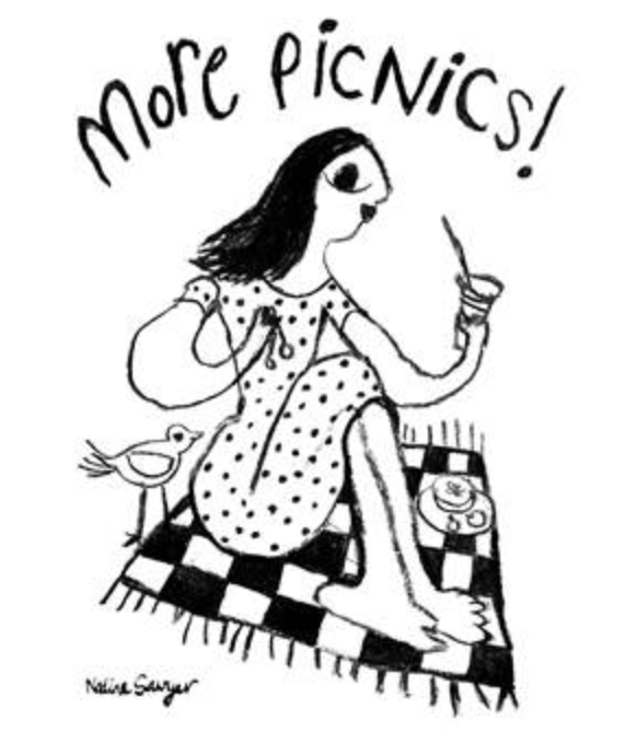 Tea Towel - More Picnics!